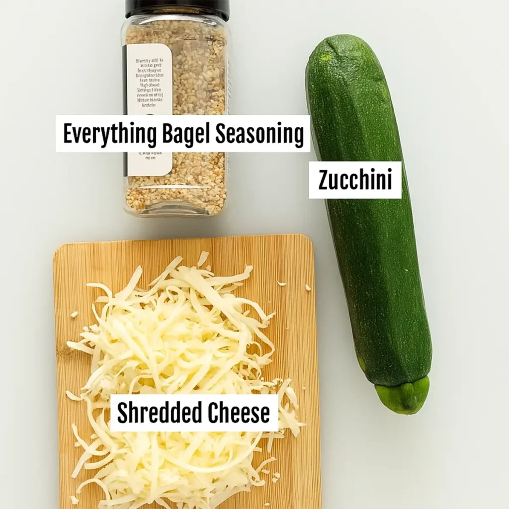cheesy zucchini flatbread wrap ingredients