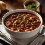 Served gluten free Crockpot recipe in a bowl