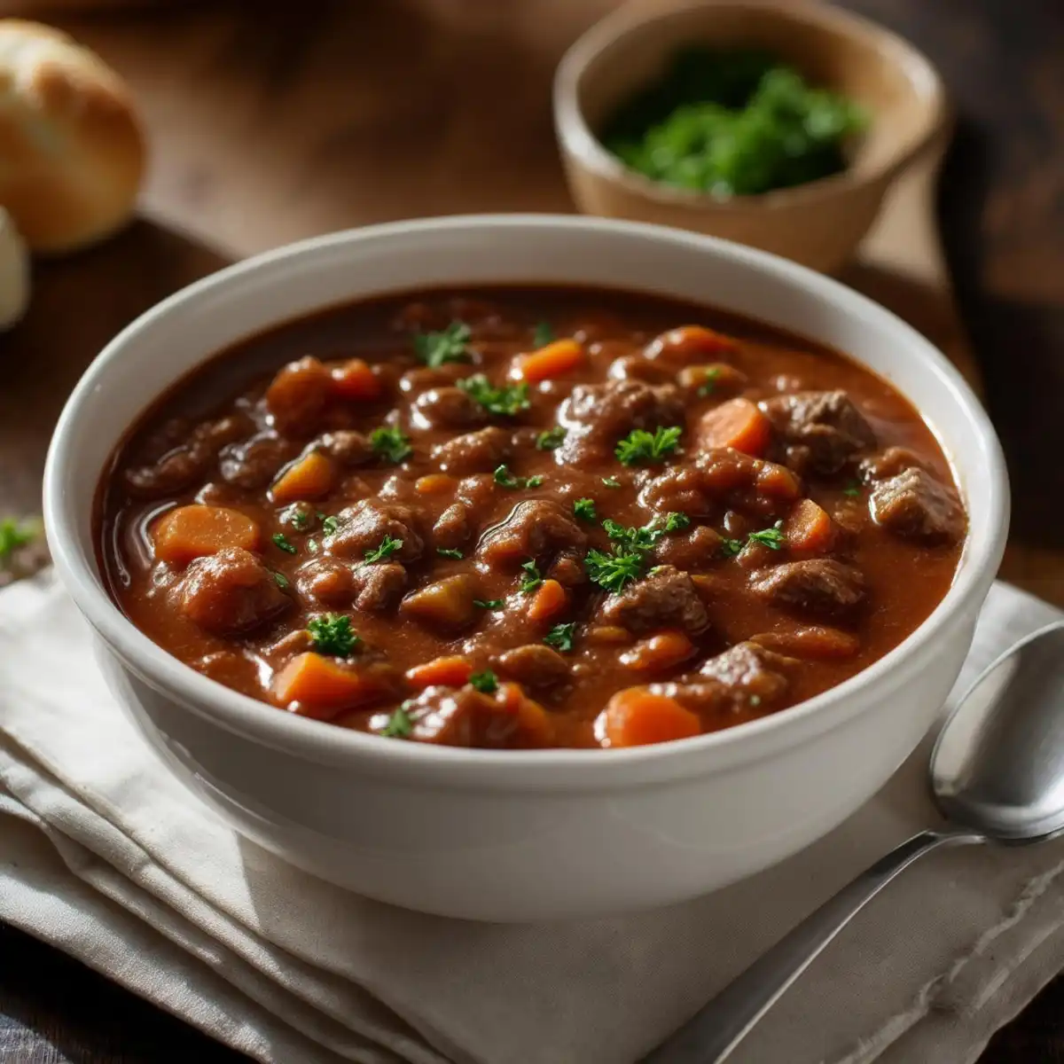 Served gluten free Crockpot recipe in a bowl