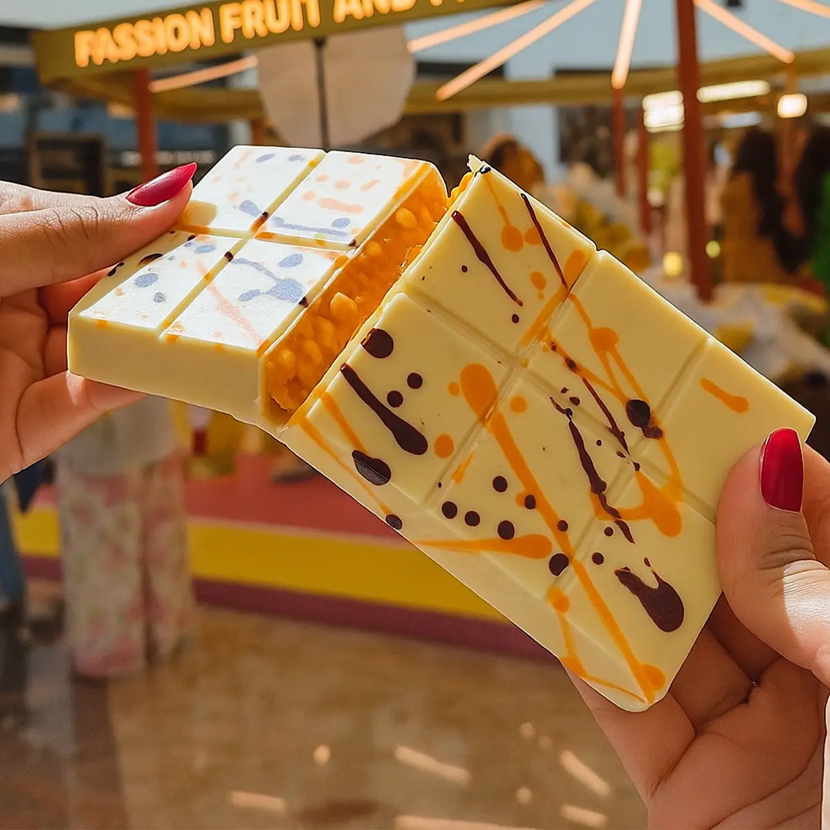 mango Dubai chocolate luxury dessert