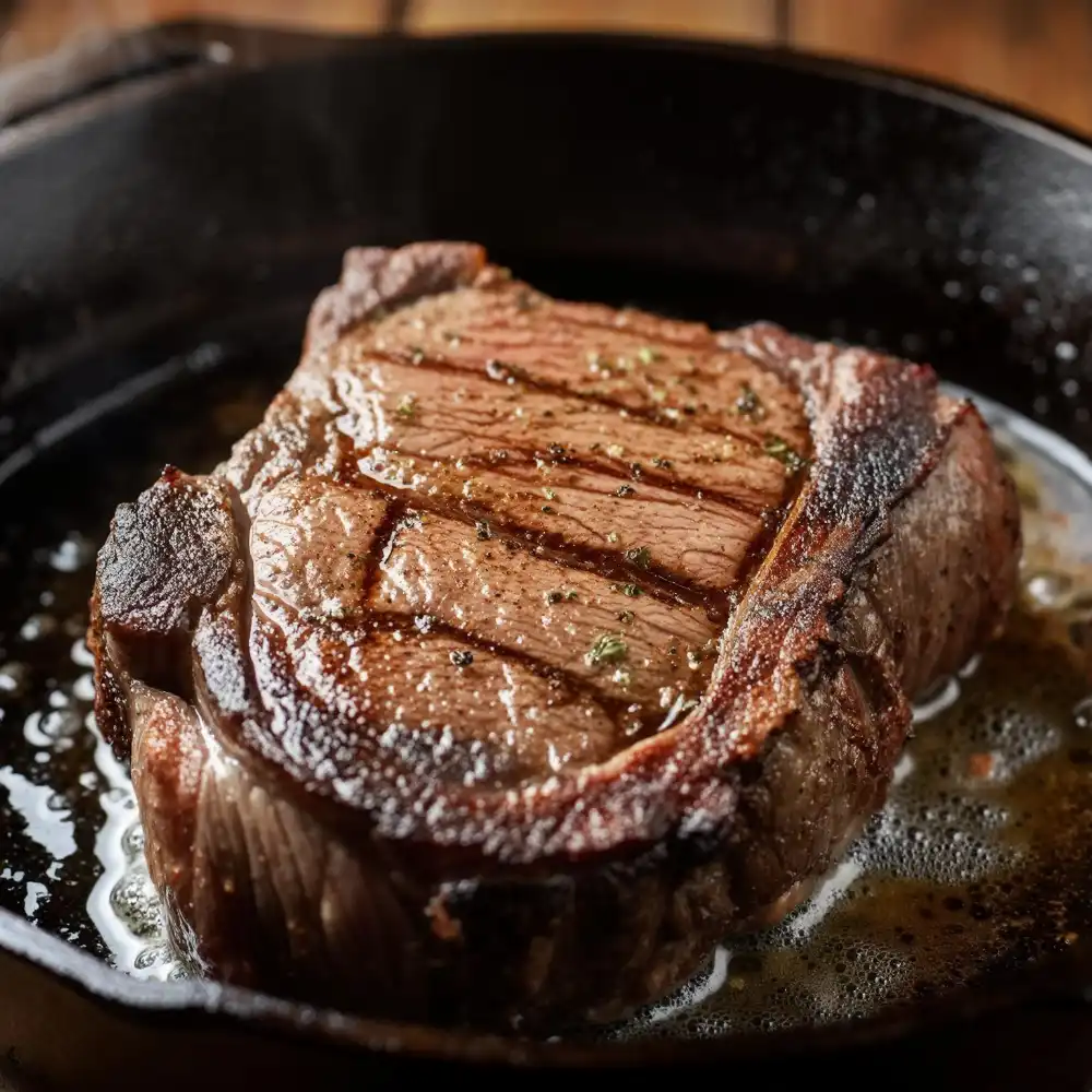 Searing chuck roast for flavor