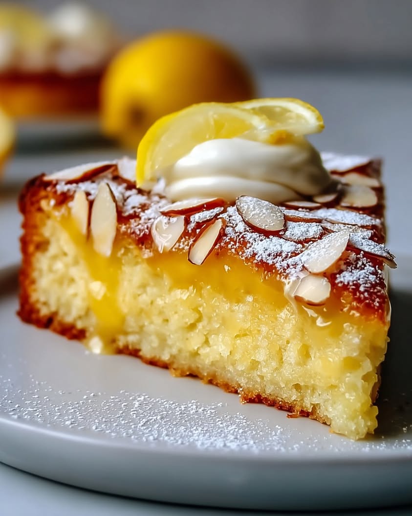 zesty ricotta almond cake
