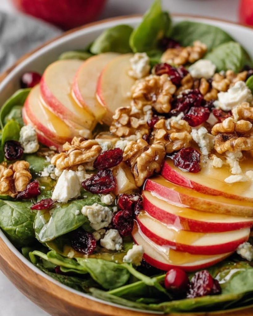 apple walnut cranberry salad
