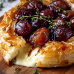 baked brie roasted plums thyme