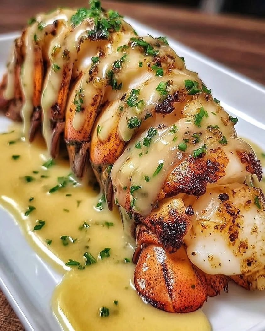 butter seared lobster tails sauce