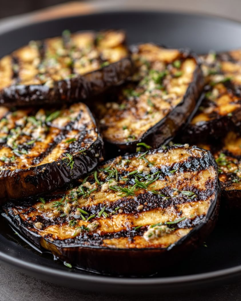 espresso rubbed eggplant steaks grill