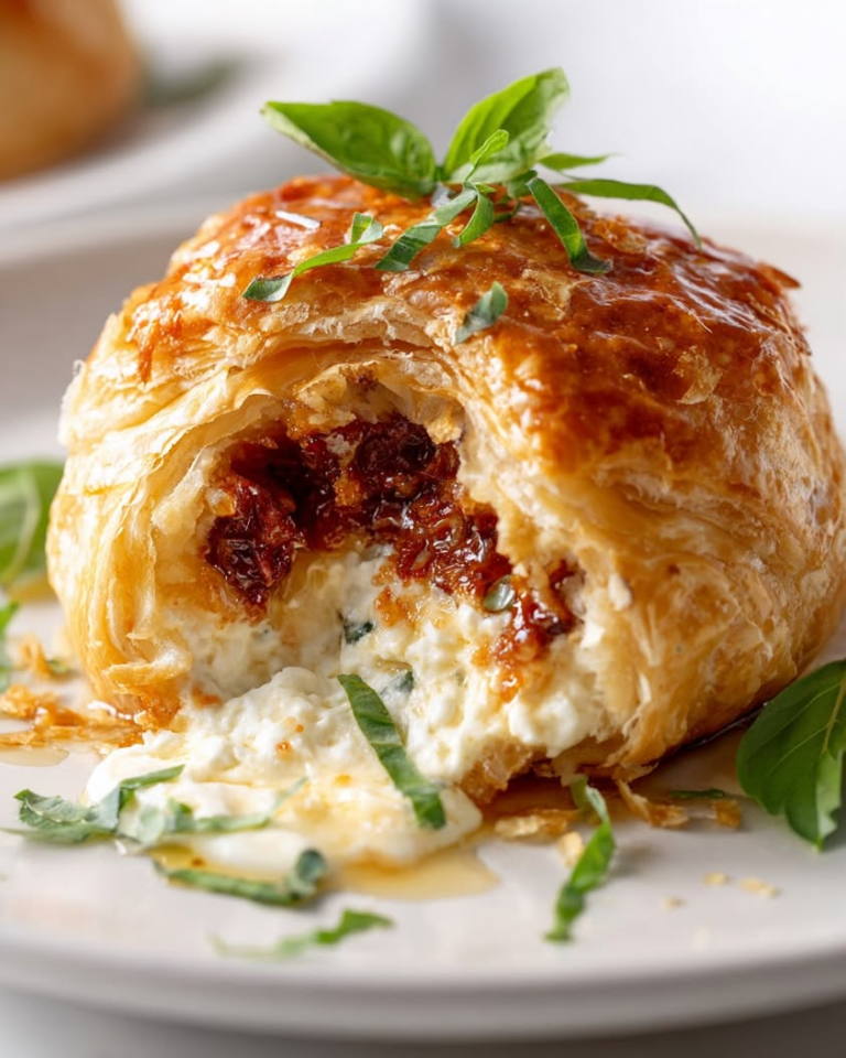 feta lava puff pastry bomb