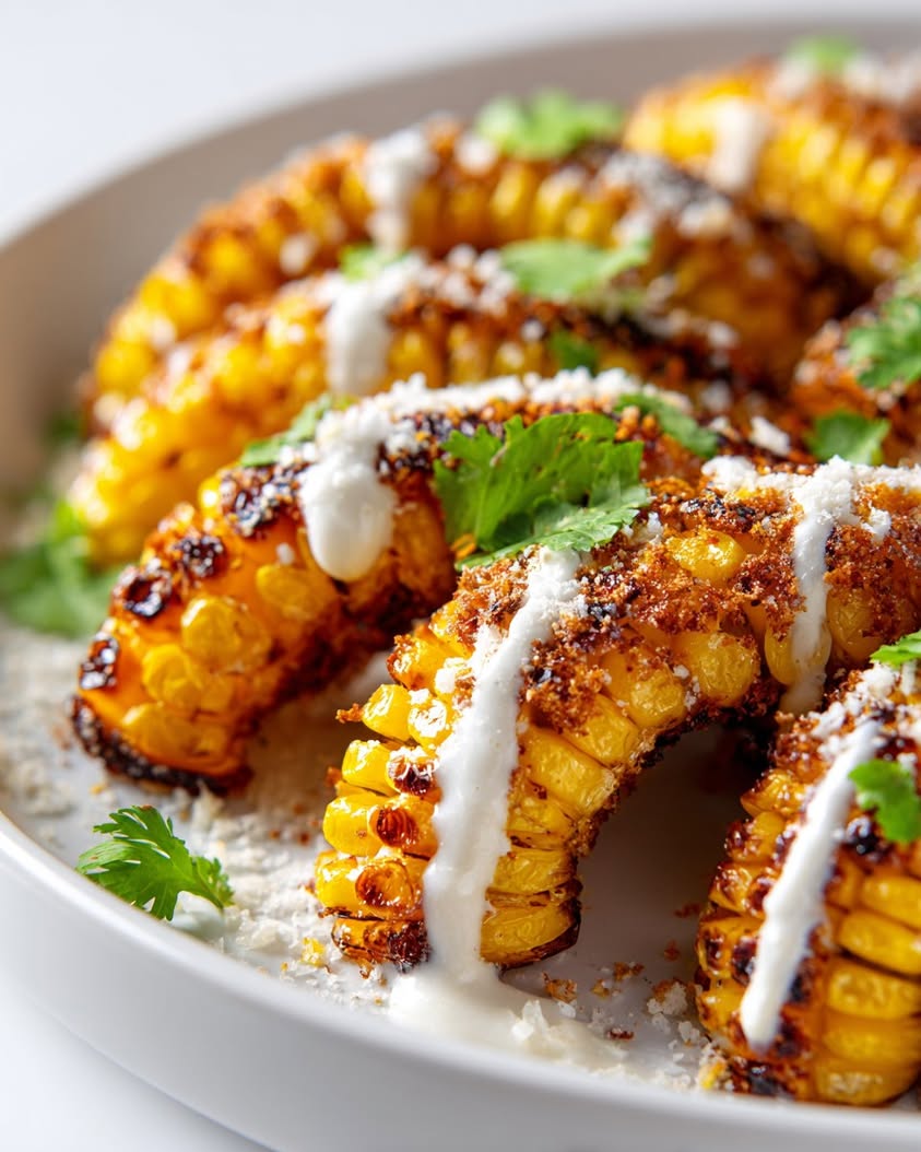 garlic lime corn ribs parmesan