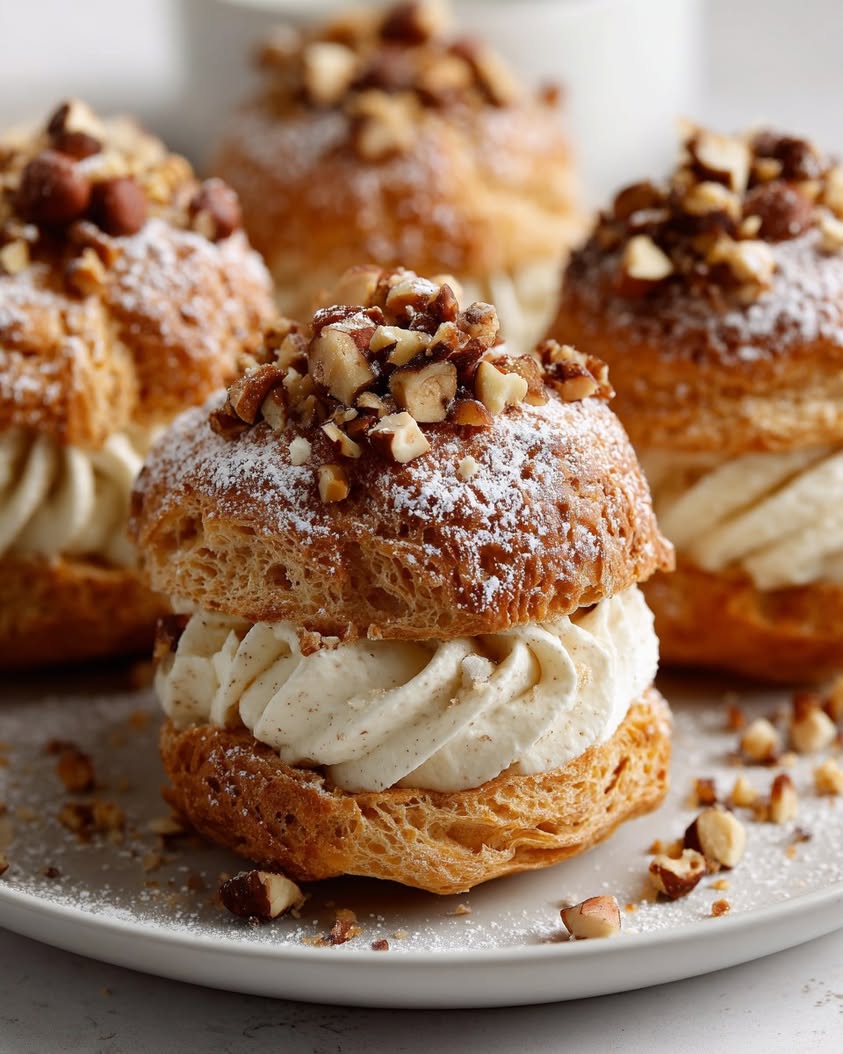 hazelnut praline clouds