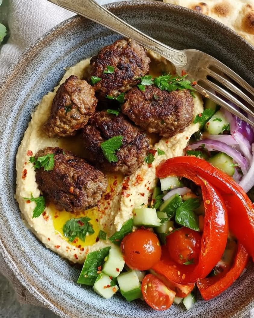 hummus bowl salad kofta