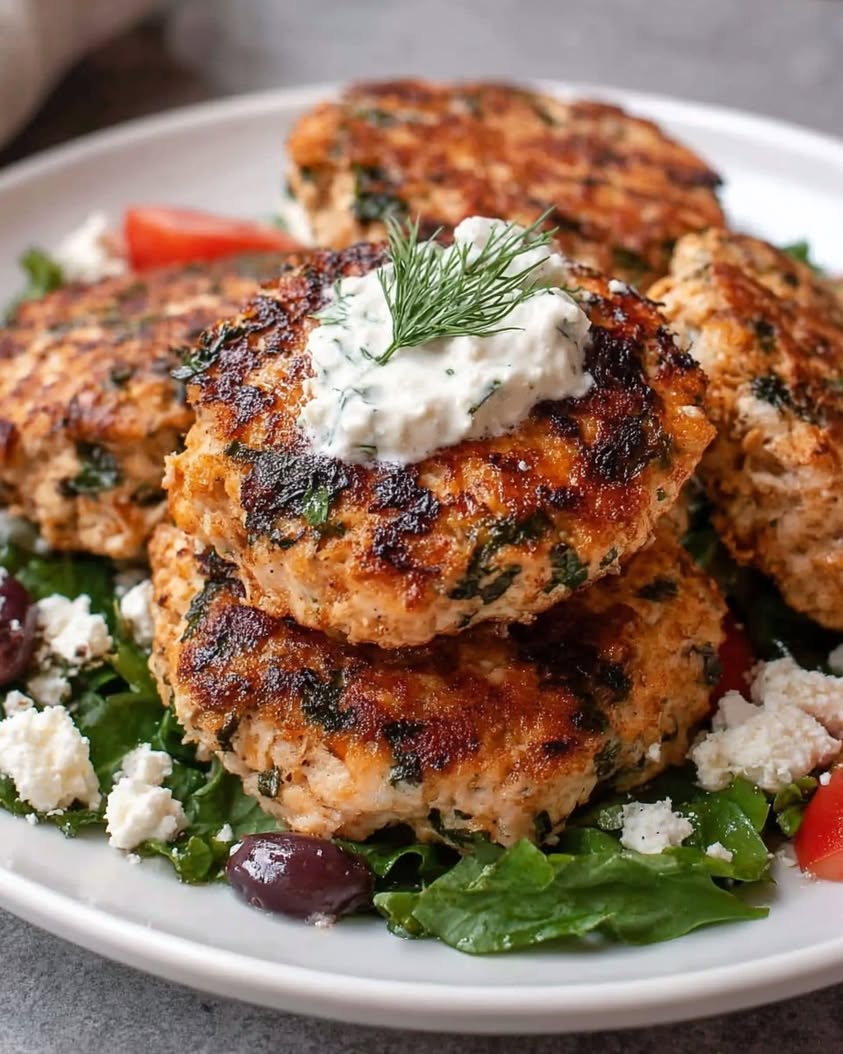 mediterranean chicken patties