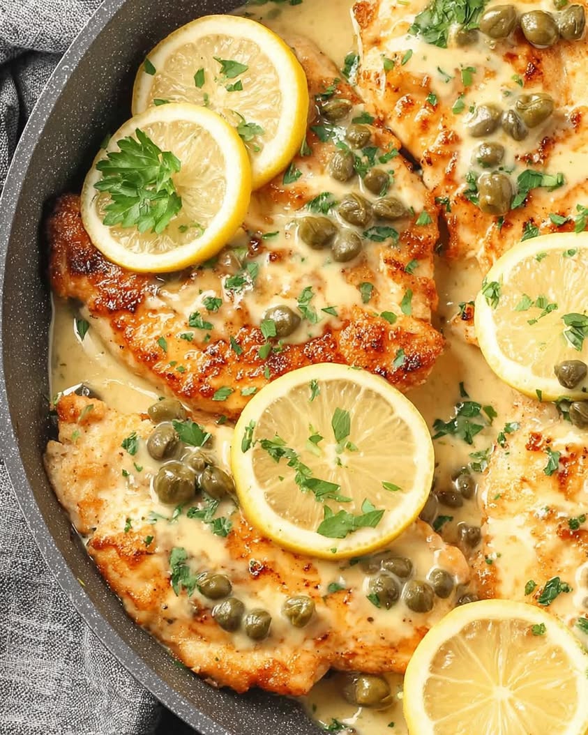 mediterranean chicken piccata recipe
