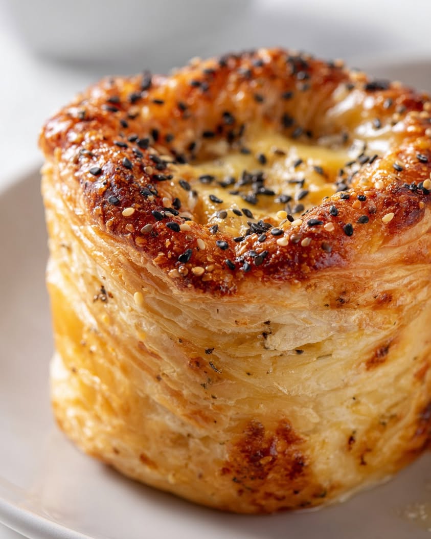melting cheese fondue golden pastry