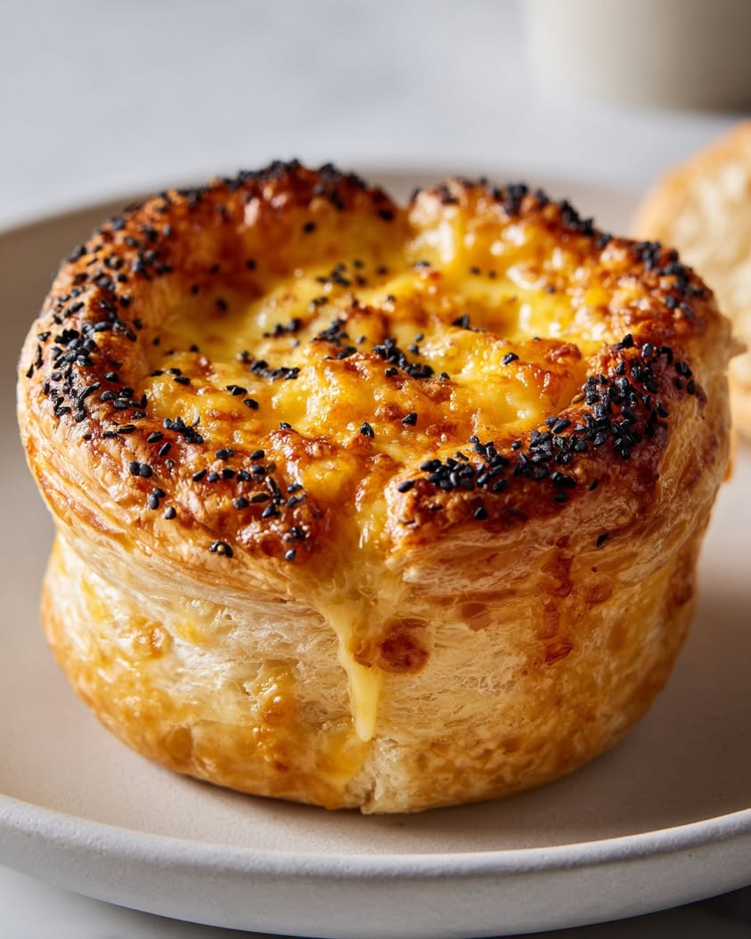 puff pastry candle cheese fondue
