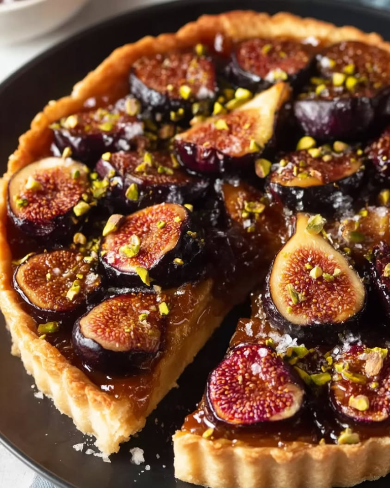 puff pastry tart caramelized figs