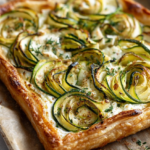 puff pastry zucchini tart