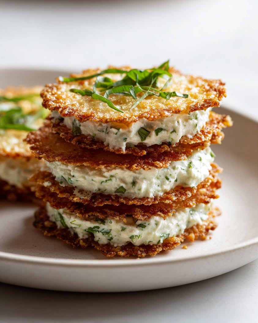 savory parmesan ice cream sandwiches