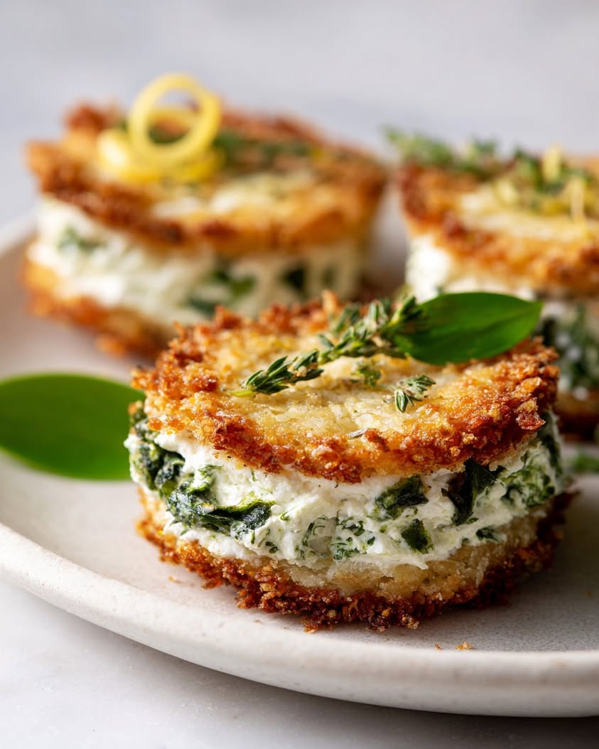 savory parmesan waffle sandwiches ricotta