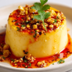 savory roasted corn panna cotta