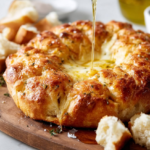 tear share focaccia molten cheese