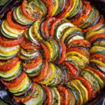 baked ratatouille tomatoes zucchini eggplant