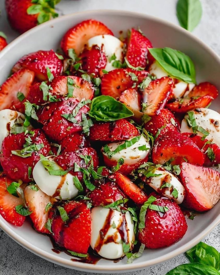 balsamic strawberry caprese recipe