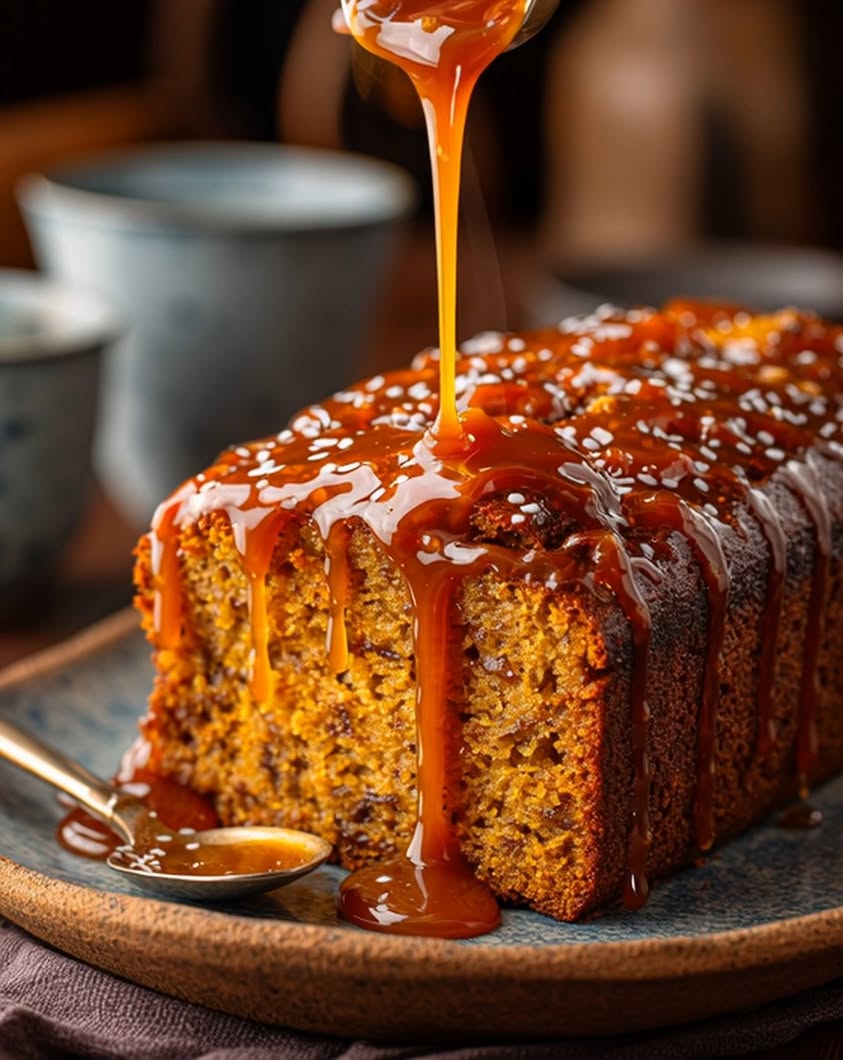classic sticky toffee loaf cake