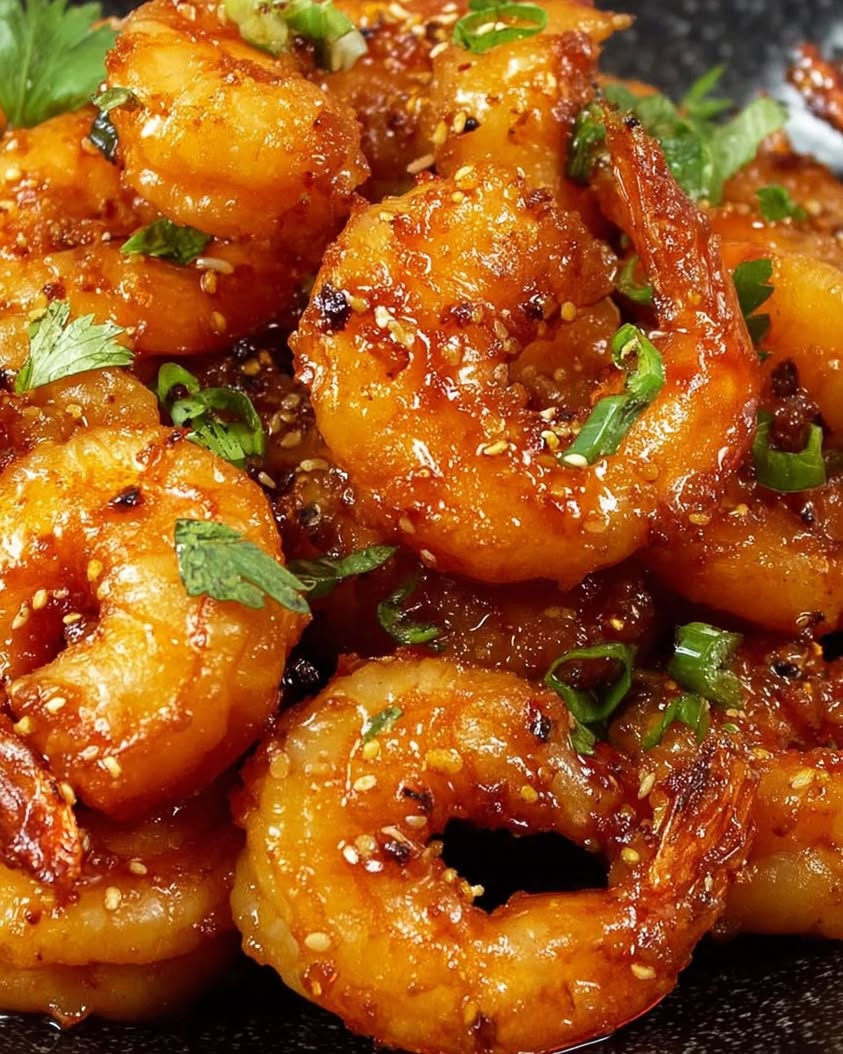 crispy honey glazed shrimp