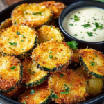 crispy zucchini chips basil mayo