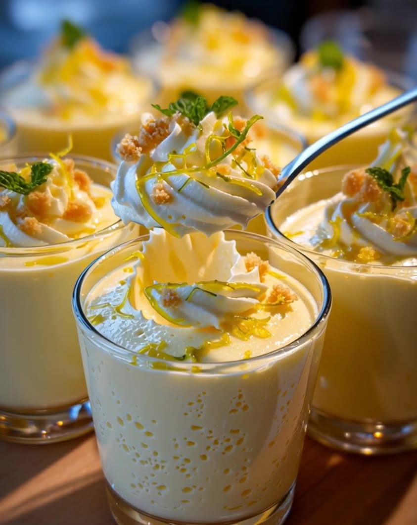 dreamiest lemon dessert no oven