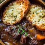 french onion short rib soup