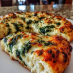 garlic spinach white pizza