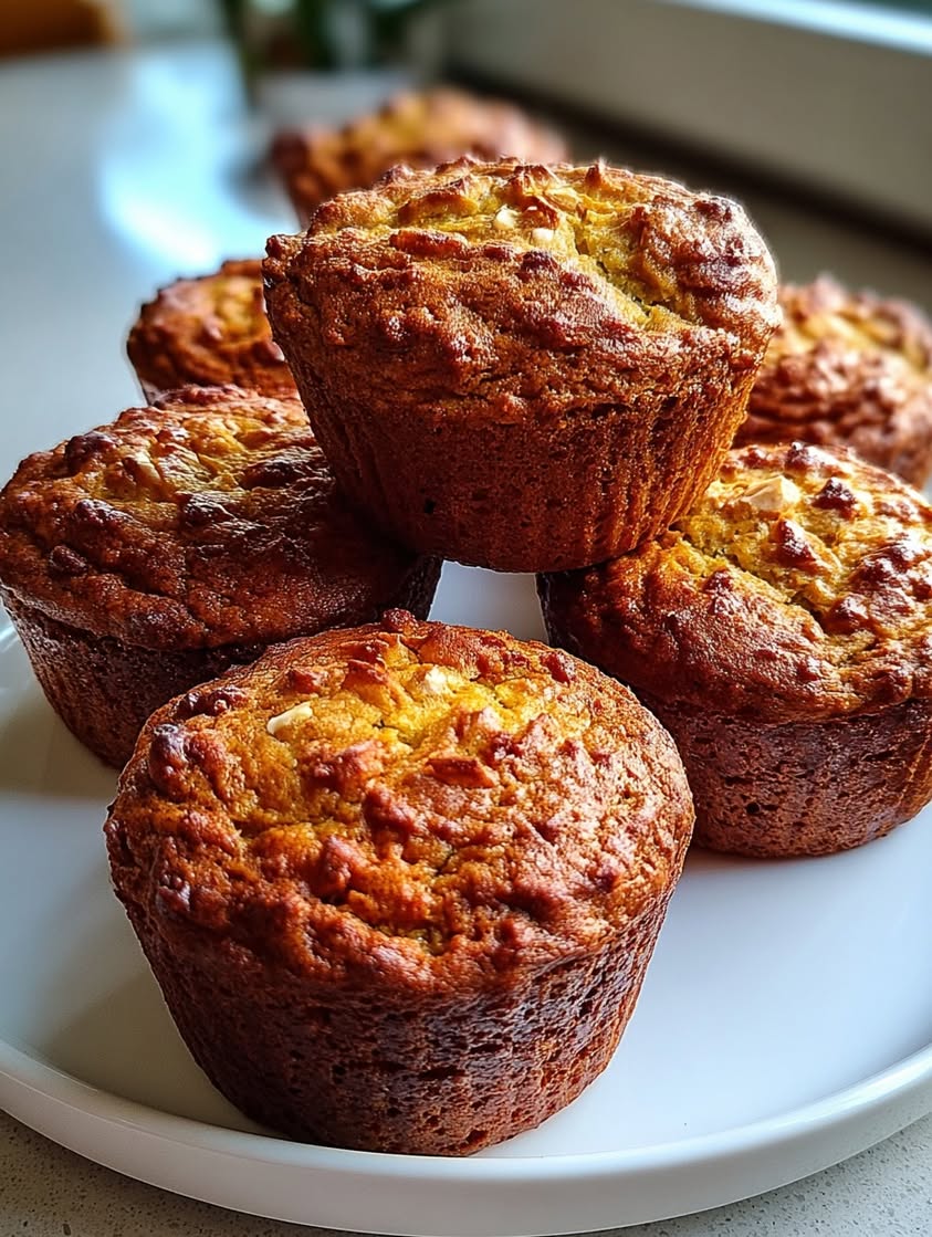 gingerbread cottage cheese muffins 1