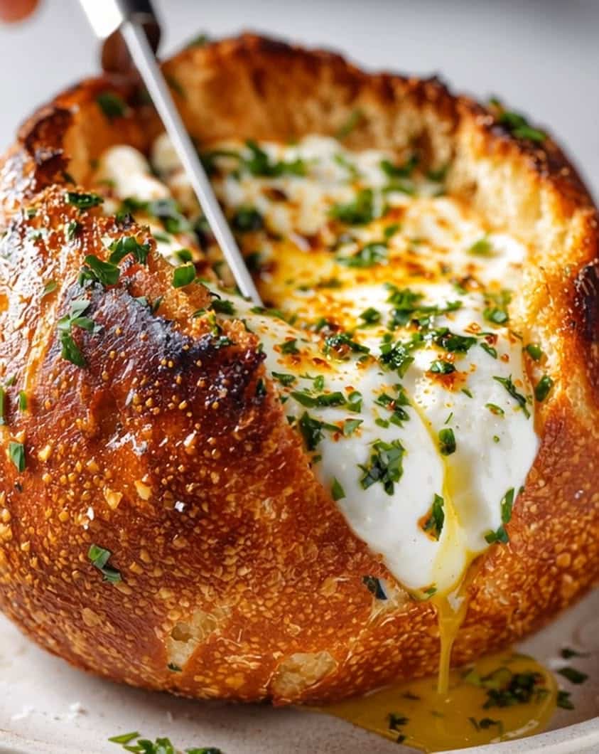golden boule volcanic burrata truffle