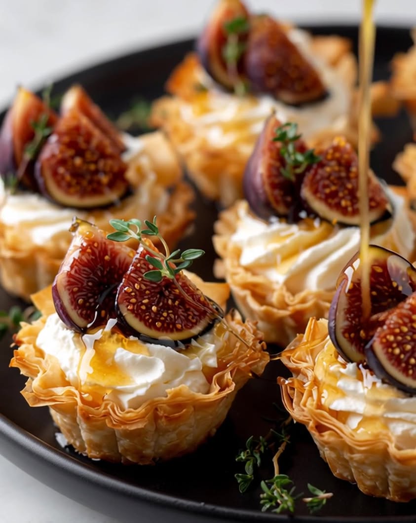 honey fig goat cheese bites