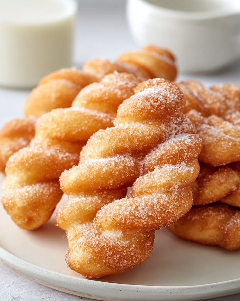 kkwabaegi korean twisted sugar donuts