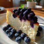 light fluffy blueberry cottage cake