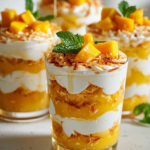 mango coconut cream verrines
