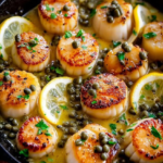 pan seared scallops lemon caper sauce