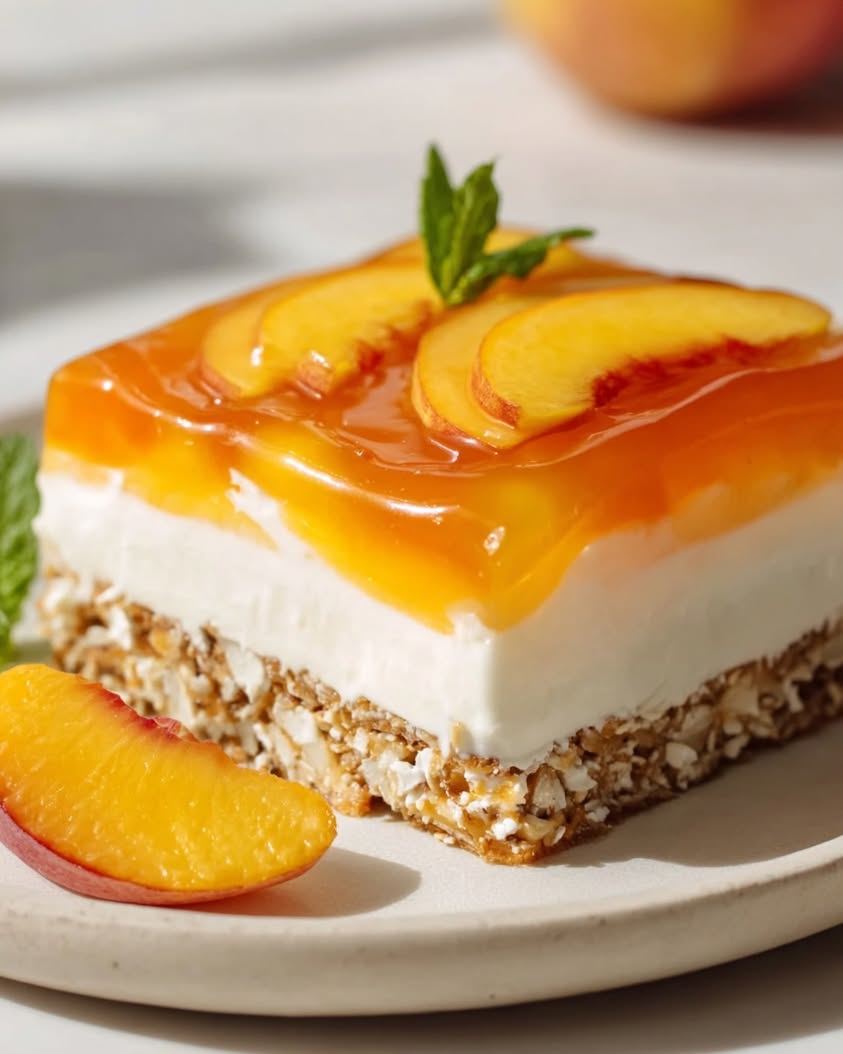 peachy pretzel dream bars