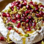 pomegranate pistachio whipped feta