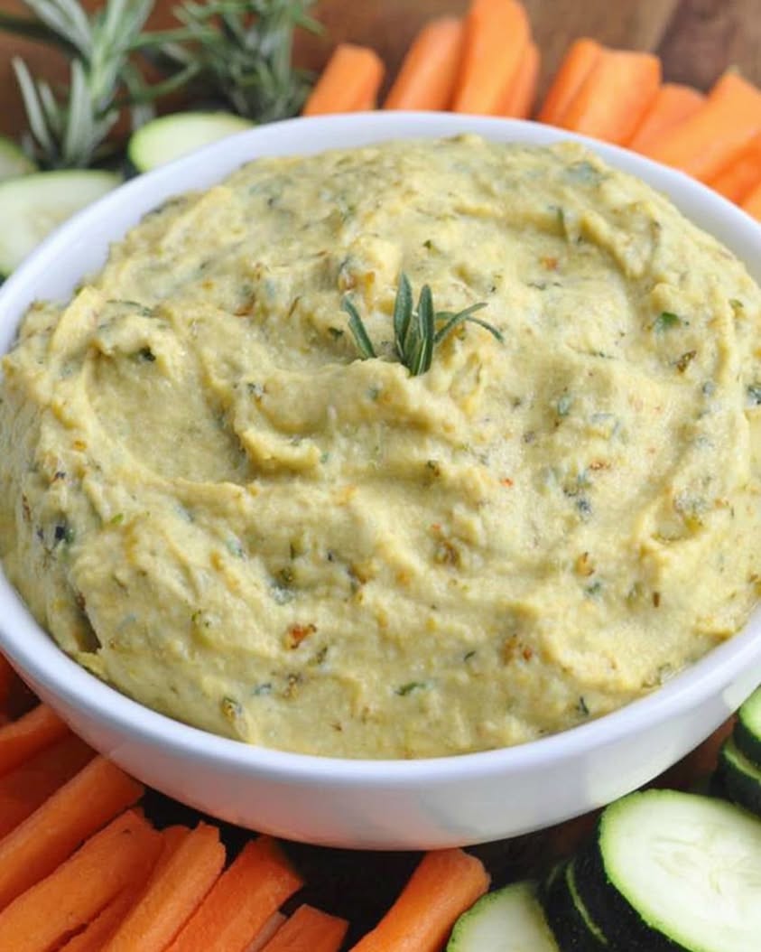 roasted zucchini hummus recipe