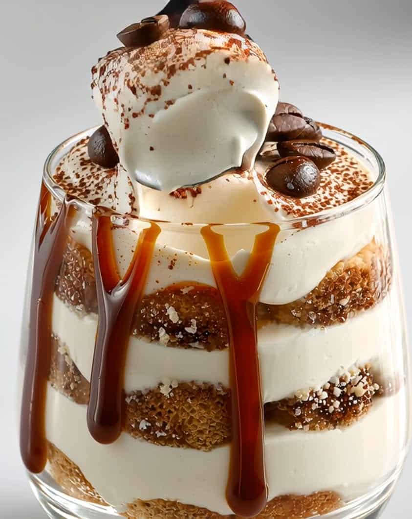 salted caramel espresso martini tiramisu