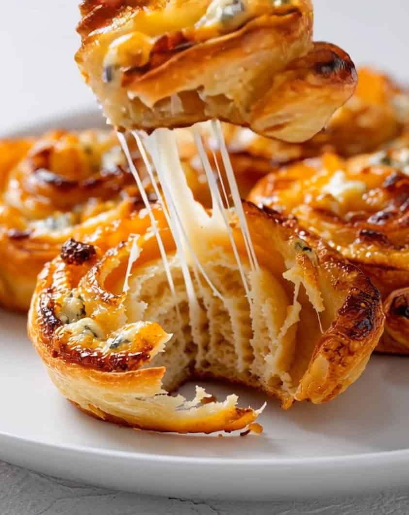 simple dough golden flavor spirals