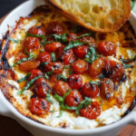 three cheese tomato bruschetta dip