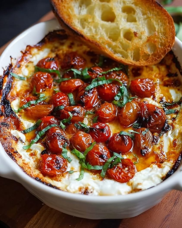 three cheese tomato bruschetta dip