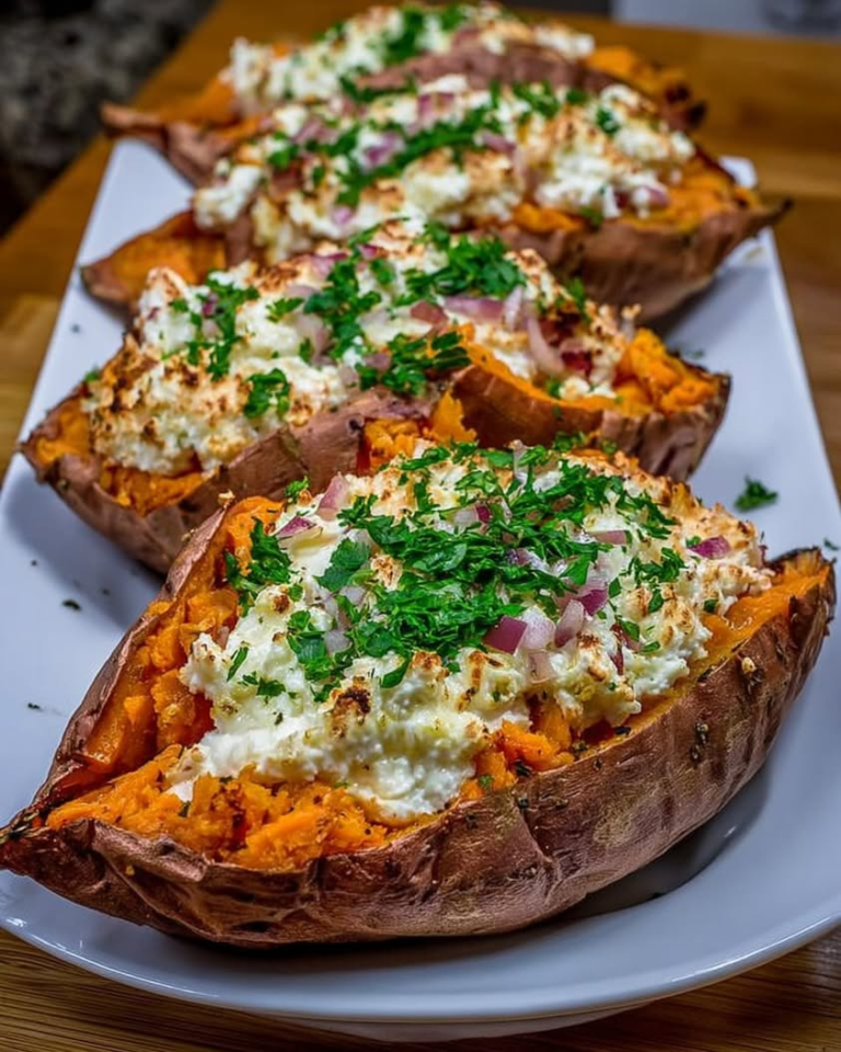 twice baked sweet potatoes ricotta