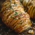 accordion potatoes parmesan garlic butter