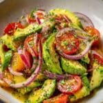 avocado tomato onion salad 1