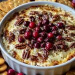 baked cranberry cream cheese dip